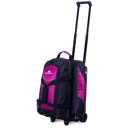 Brunswick Zone Double Roller - 2 Ball Roller Bowling Bag (Raspberry)