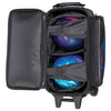 Brunswick Punisher Double - 2 Ball Roller Bowling Bag (Ball Compartment)
