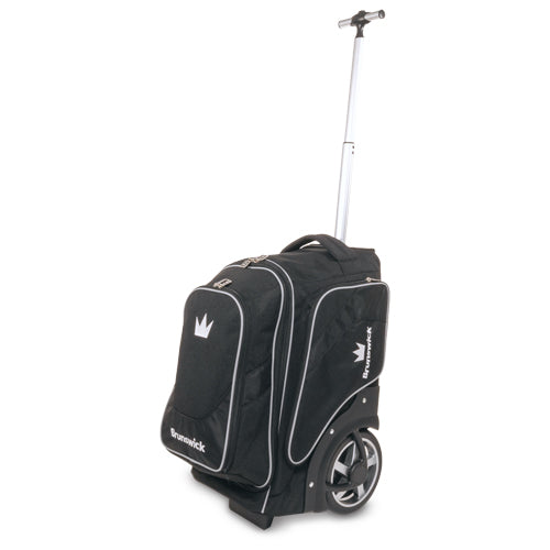 Brunswick Charger Double Roller Bowling Bag Black - View #5