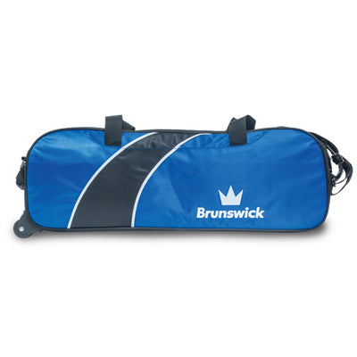 Brunswick Edge Triple Tote with Shoe Pouch - 3 Ball Tote Roller Bowling ...