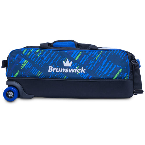 Brunswick Punisher Triple Tote - 3 Ball Tote Roller Bowling Bag