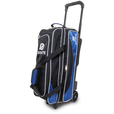 Ebonite Transport Triple Roller - 3 Ball Roller Bowling Bag (Blue)