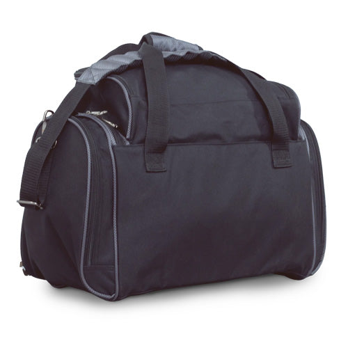 Hammer Premium Deluxe Double Tote - 2 Ball Tote Deluxe Bowling Bag (Black / Grey - Back)