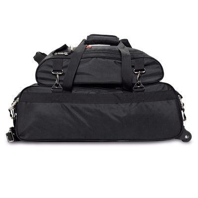 Hammer Premium Slim Triple w/ Shoe Bag - 3 Ball Tote Roller Bowling Bag (Black - side)