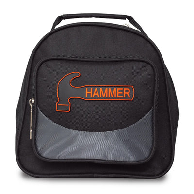 Hammer Plus 1 - Add-On Bowling Bag (Black / Grey - Front)