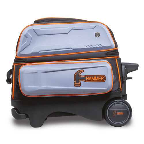 Hammer Gauntlet Double Roller - 2 Ball Roller Bowling Bag (Grey)