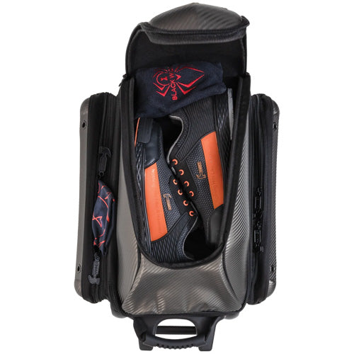 KR Strikeforce Hybrid x Double Roller Charcoal Bowling Bag