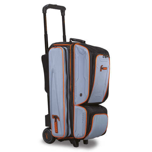 Hammer Gauntlet Triple Roller - 3 Ball Roller Bowling Bag (Grey)