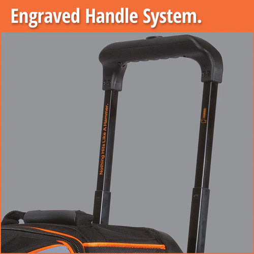 Hammer Gauntlet Triple Roller - 3 Ball Roller Bowling Bag (Engraved Handle System)