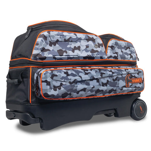 Hammer Gauntlet Triple Roller - 3 Ball Roller Bowling Bag (Camo)