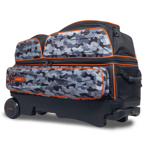 Hammer Gauntlet Triple Roller - 3 Ball Roller Bowling Bag (Camo)