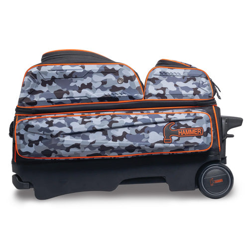 Hammer Gauntlet Triple Roller - 3 Ball Roller Bowling Bag (Camo)