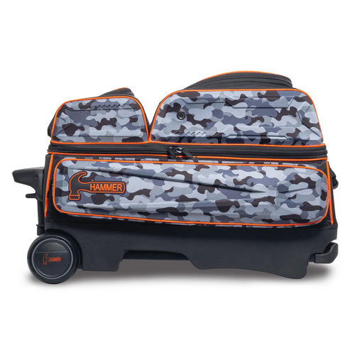 Hammer Gauntlet Triple Roller - 3 Ball Roller Bowling Bag (Camo)