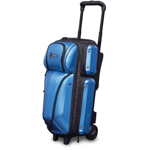Hammer Carbon Shield Triple - 3 Ball Roller Bowling Bag (Blue)