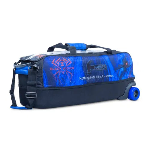 Hammer Dye Sub Triple Tote <br>Black Widow Mania <br>3 Ball Tote Roller