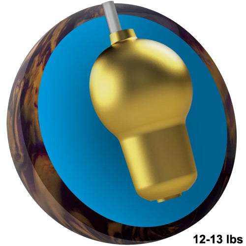 Ebonite Fireball Purple / Gold - Mid Performance Bowling Ball