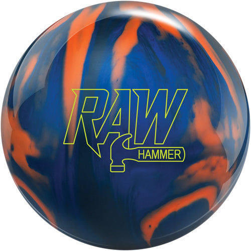Hammer Raw Hammer Bowling Ball - Blue / Black / Orange