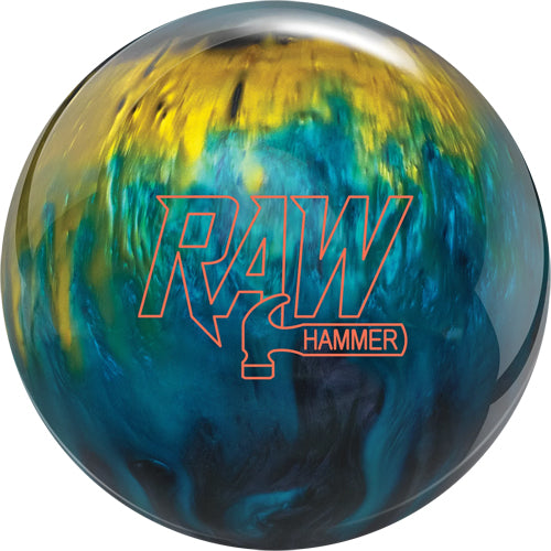 Hammer Raw Hammer Bowling Ball - Smoke / Blue / Gold