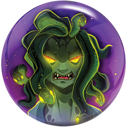 Brunswick Viz-A-Ball Medusa - Novelty Bowling Ball (Front)