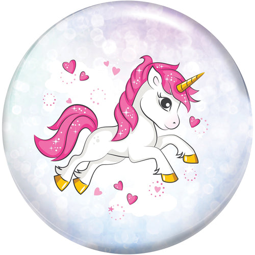 Brunswick Viz-A-Ball Unicorn - Novelty Bowling Ball (Front)