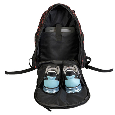 KR Strikeforce TPC Backpack - Travel Bowling Backpack (Open with Shoes)