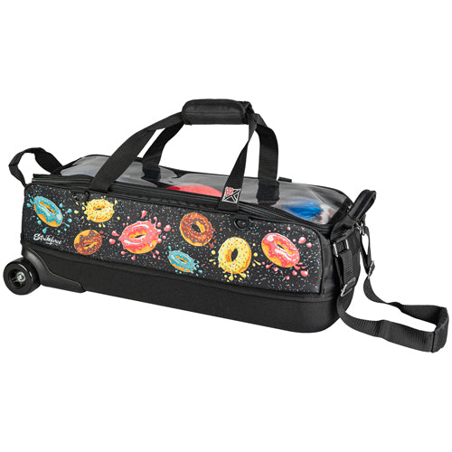 KR Strikeforce Fast Slim Triple Dye Sub - 3 Ball Tote Roller Bowling Bag (Donuts)