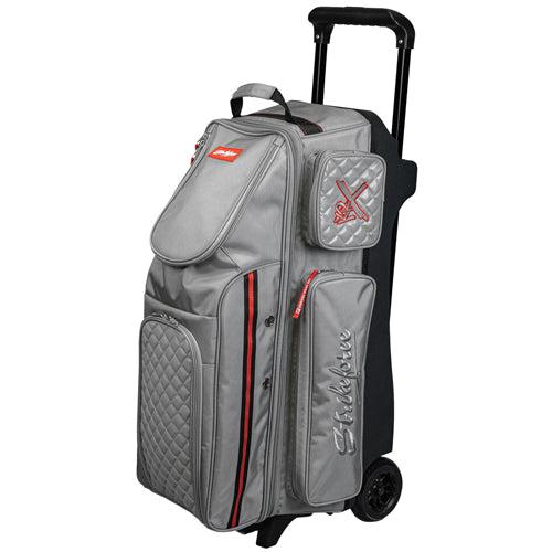 KR Strikeforce Diamond Triple - 3 Ball Roller Bowling Bag (Grey)