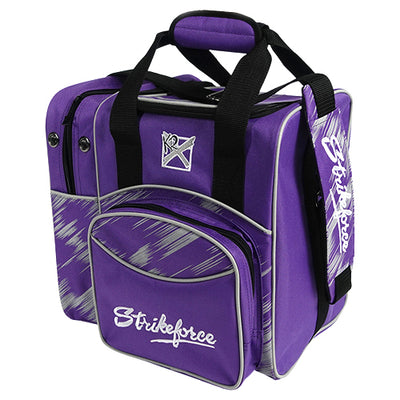 KR Strikeforce Flexx Single - 1 Ball Tote Bowling Bag (Purple / Silver Scratch)