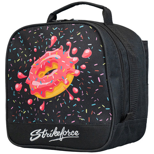 KR Strikeforce Joey Pro Pattern - 1 Ball Add-On Bowling Bag (Donuts - on Roller Handle))