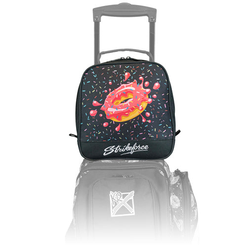 KR Strikeforce Joey Pro Pattern - 1 Ball Add-On Bowling Bag (Donuts - on Roller Handle))