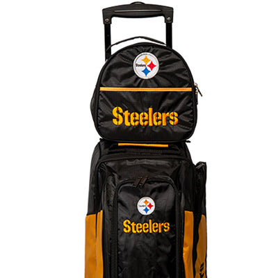 KR Strikeforce NFL 1 Ball Add-On Bowling Bag - Pittsburgh Steelers (On Bag - Front)