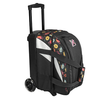KR Strikeforce Cruiser Double - 2 Ball Roller Bowling Bag (Donuts - Right)