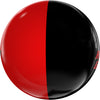 Roto Grip Jester Clear Polyester - Novelty Bowling Ball (Red / Black)