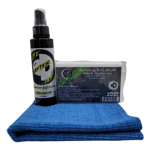 CtD Life After Death - Bowling Ball Care Intro Kit (Grey Towel)
