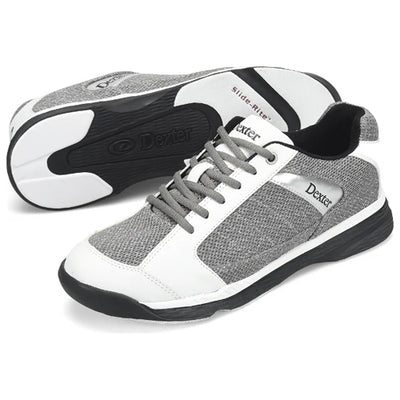 Dexter Wyoming - Men's Casual Bowling Shoes (Light Grey / White)
