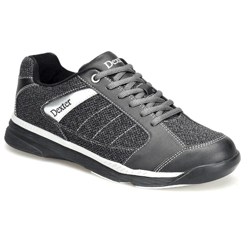 Dexter Wyoming - Men's Casual Bowling Shoes (Charcoal Knit / Black)