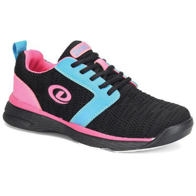 Dexter Raquel LX Glow - Women's Casual Bowling Shoes (Black / Blue / Pink)