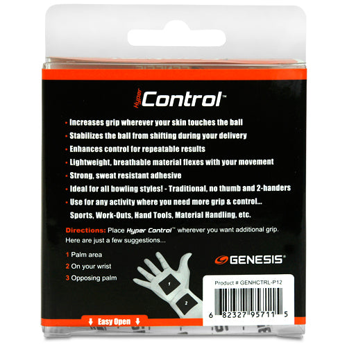 Genesis Hyper Control - Hand Grip Tape (Launch Pads - 12 ct Pack back)