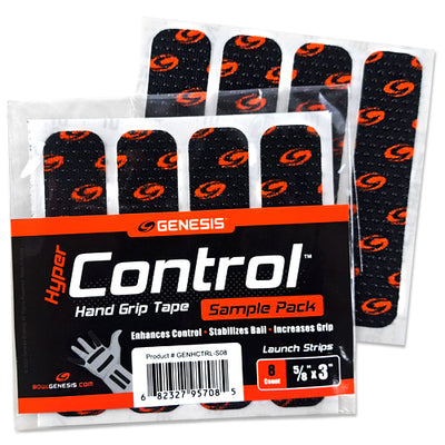 Genesis Hyper Control - Hand Grip Tape (Launch Strips - 8 ct Sample Pack)