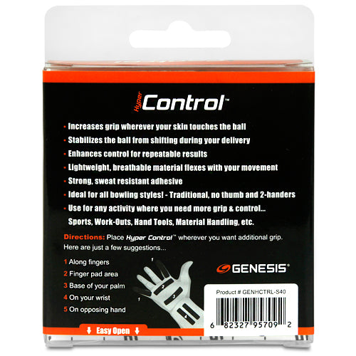 Genesis Hyper Control - Hand Grip Tape (Launch Strips - 40 ct Pack back)