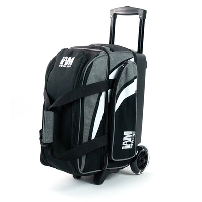 I AM Bowling Deluxe 2 Ball Roller Bowling Bag (Stone)