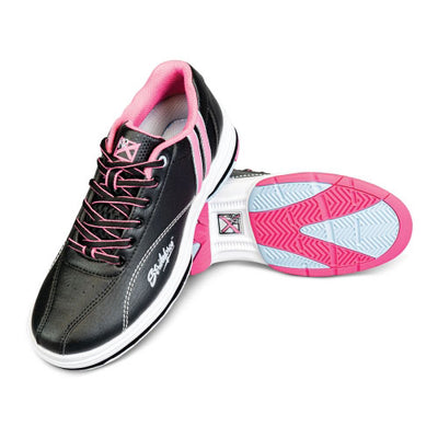 KR Strikeforce Starr - Women's Advanced Bowling Shoes (Black / Pink / Blue - Pair Traction Sole)