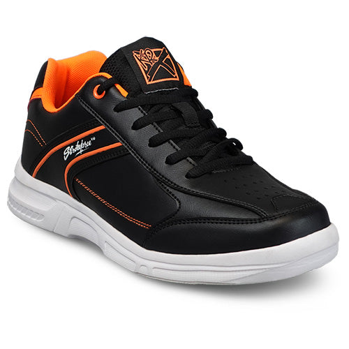 KR Strikeforce Flyer Lite - Men's Athletic Bowling Shoes (Black / Orange)