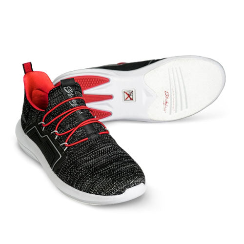 KR Strikeforce Patriot - Men's Athletic Bowling Shoes (Black / Red)