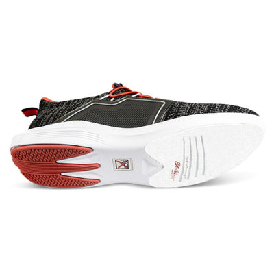 KR Strikeforce Patriot - Men's Athletic Bowling Shoes (Black / Red - Slide Sole)