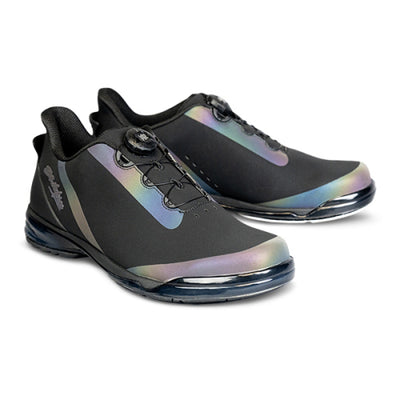 KR Strikeforce TPC Hype - Unisex Performance Bowling Shoes (Black / Iridescent - Pair)