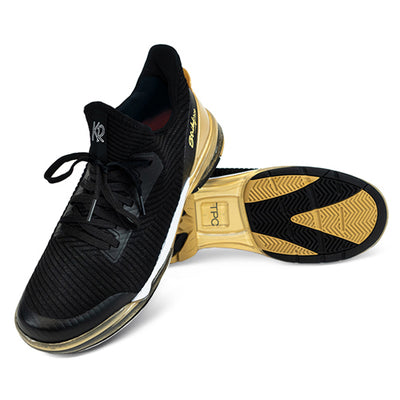 KR Strikeforce TPC Alpha - Unisex Performance Bowling Shoes (Black / Gold)