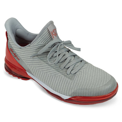 KR Strikeforce TPC Alpha - Unisex Performance Bowling Shoes (Grey / Red)