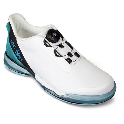 KR Strikeforce TPC Hype - Unisex Performance Bowling Shoes (White / Black / Sky)
