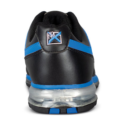 KR Strikeforce TPU Revival - Men's Performance Bowling Shoes (Black / Royal - Heel)